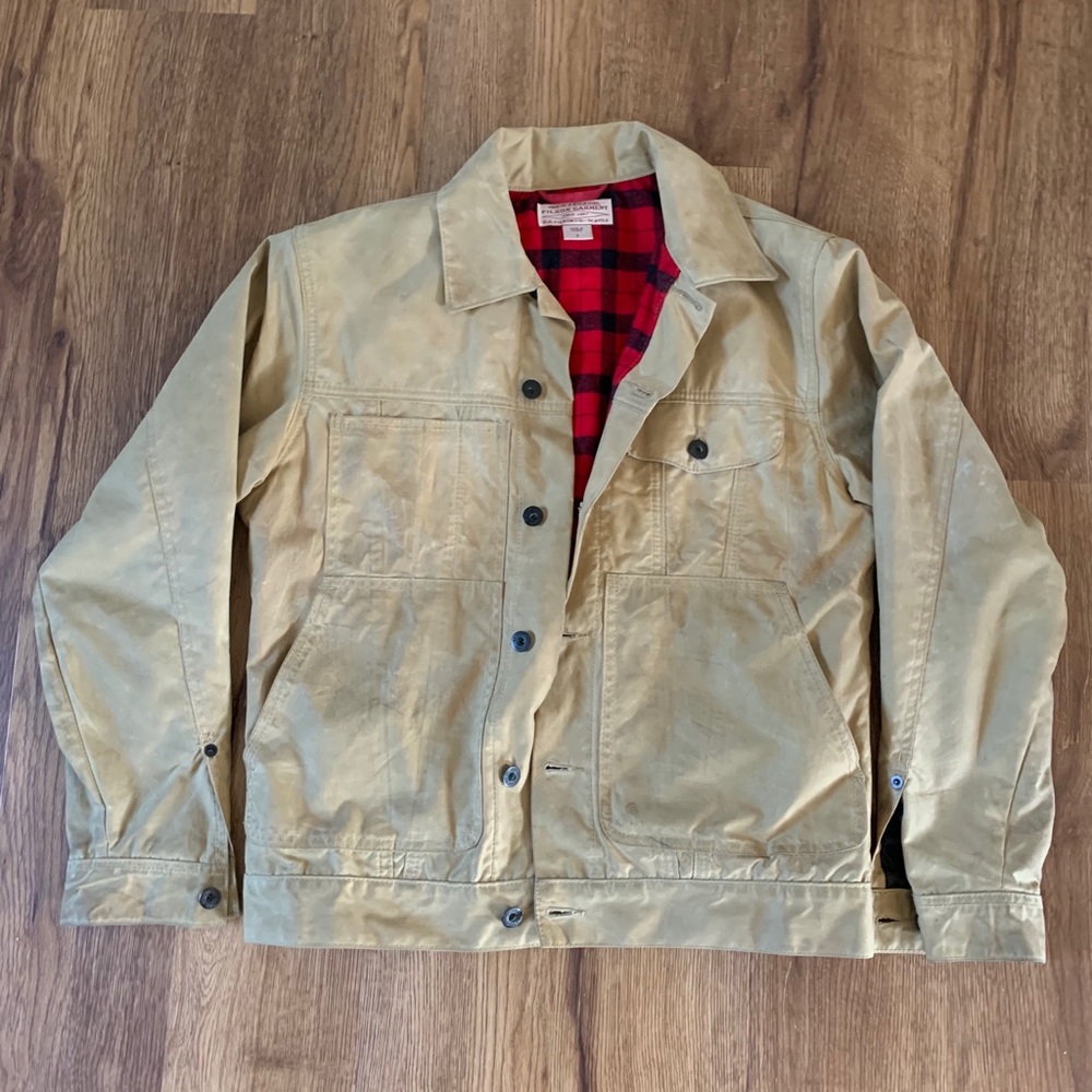 Filson Tin cloth Short flannel lined cruiser